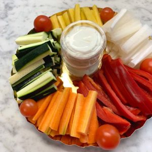 Dips aux légumes